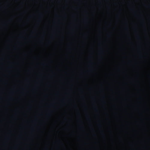 geaorg Boys Blue Striped Polyester Sweat Shorts Size 6-7 Years  Regular  - School Wear