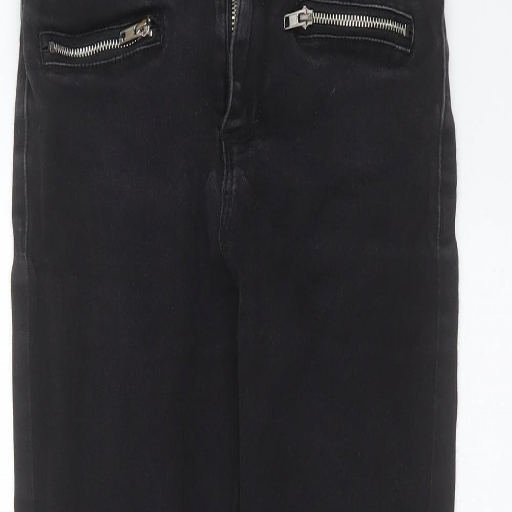 Primark Girls Black  Cotton Skinny Jeans Size 10-11 Years  Extra-Slim