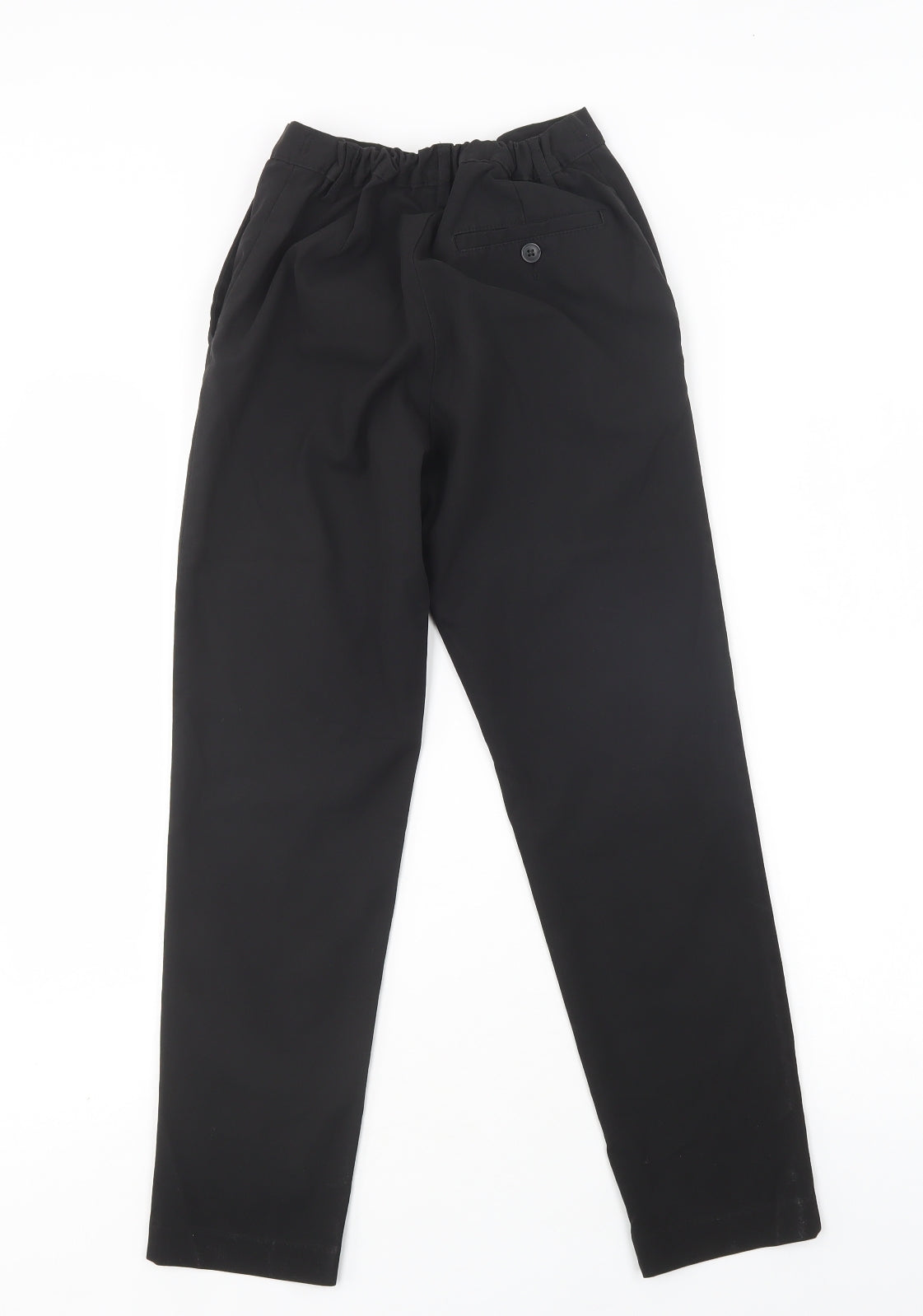 NEXT Girls Black  Polyester Dress Pants Trousers Size 12 Years  Regular Hook & Loop - School Wear