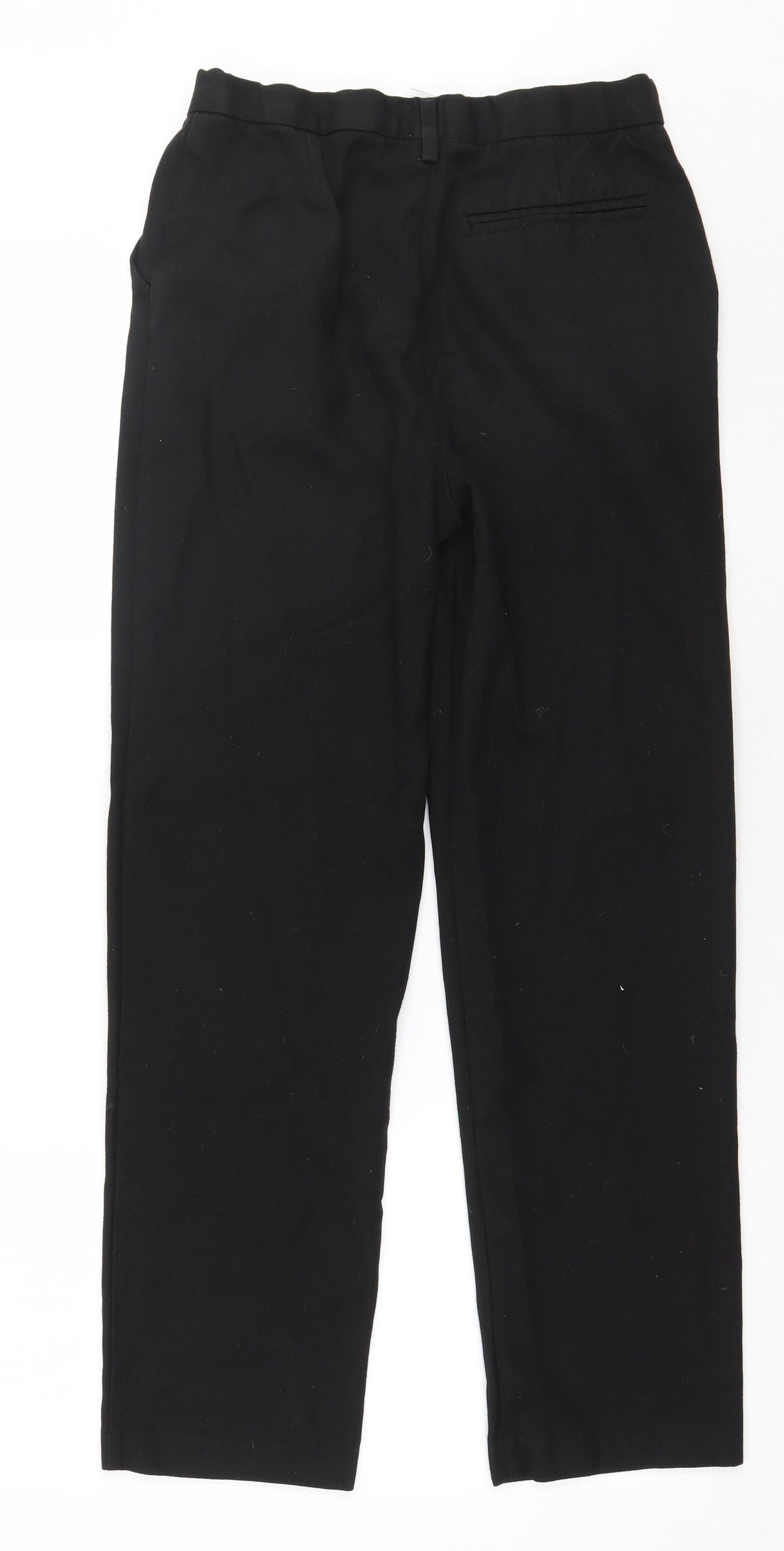 John Lewis Boys Black  Polyester Capri Trousers Size 14 Years  Regular Hook & Eye - school Wear