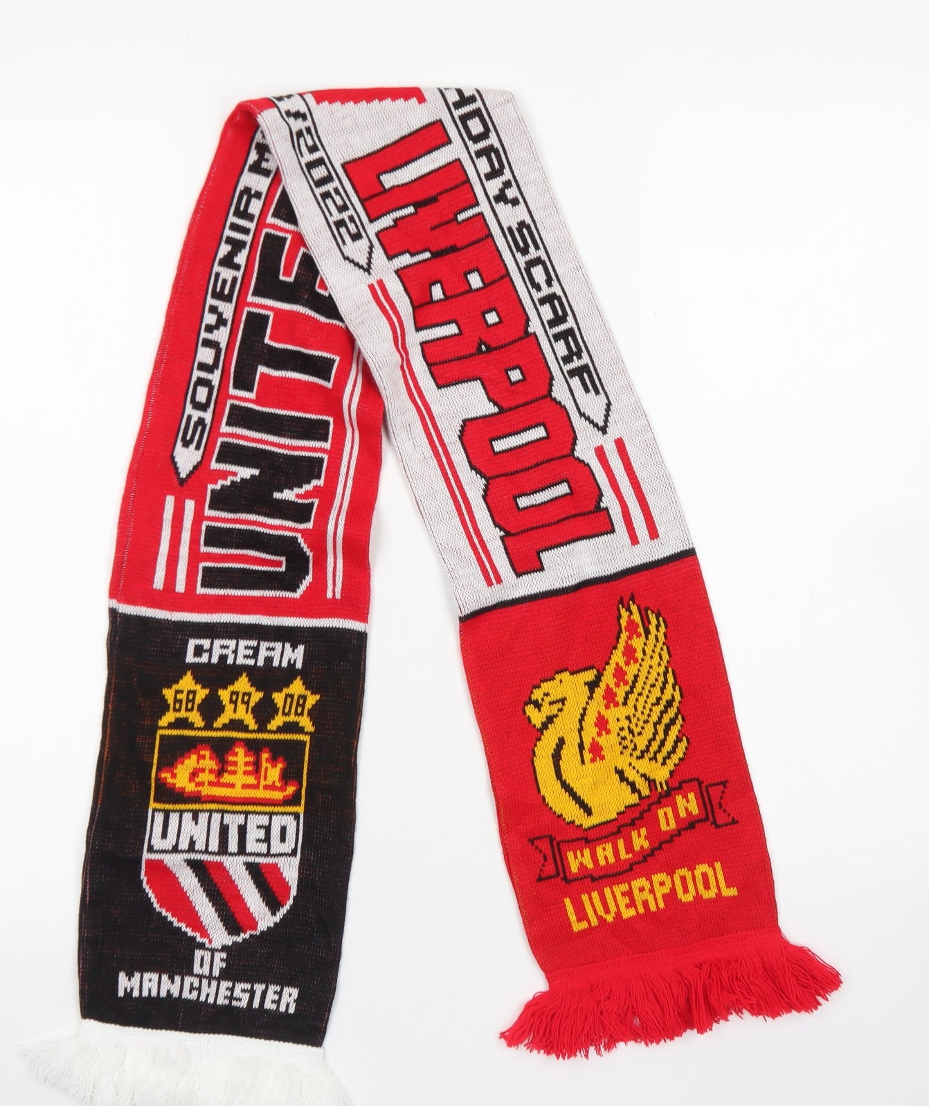 Liverpool FC Football Scarf 54 in  - United vs Liverpool