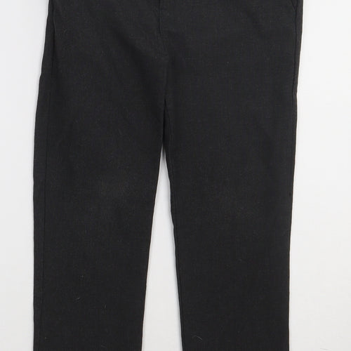 F&F Boys Grey  Polyester Capri Trousers Size 8-9 Years  Regular Hook & Eye - school Wear