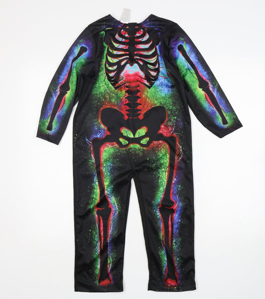 Aldi Girls Multicoloured  Polyester Jumpsuit One-Piece Size 5-6 Years   - Halloween
