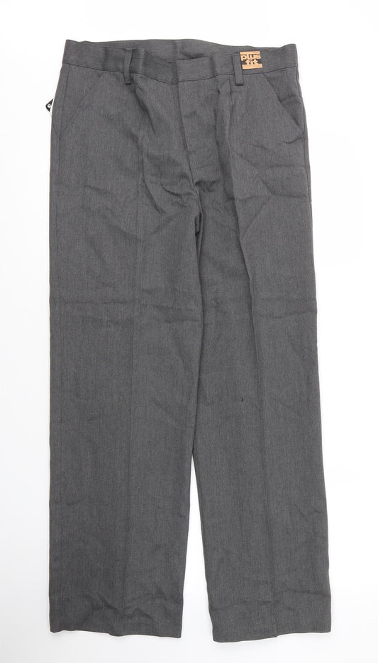 NEXT Boys Grey  Viscose Carpenter Trousers Size 15 Years L30 in Regular Zip