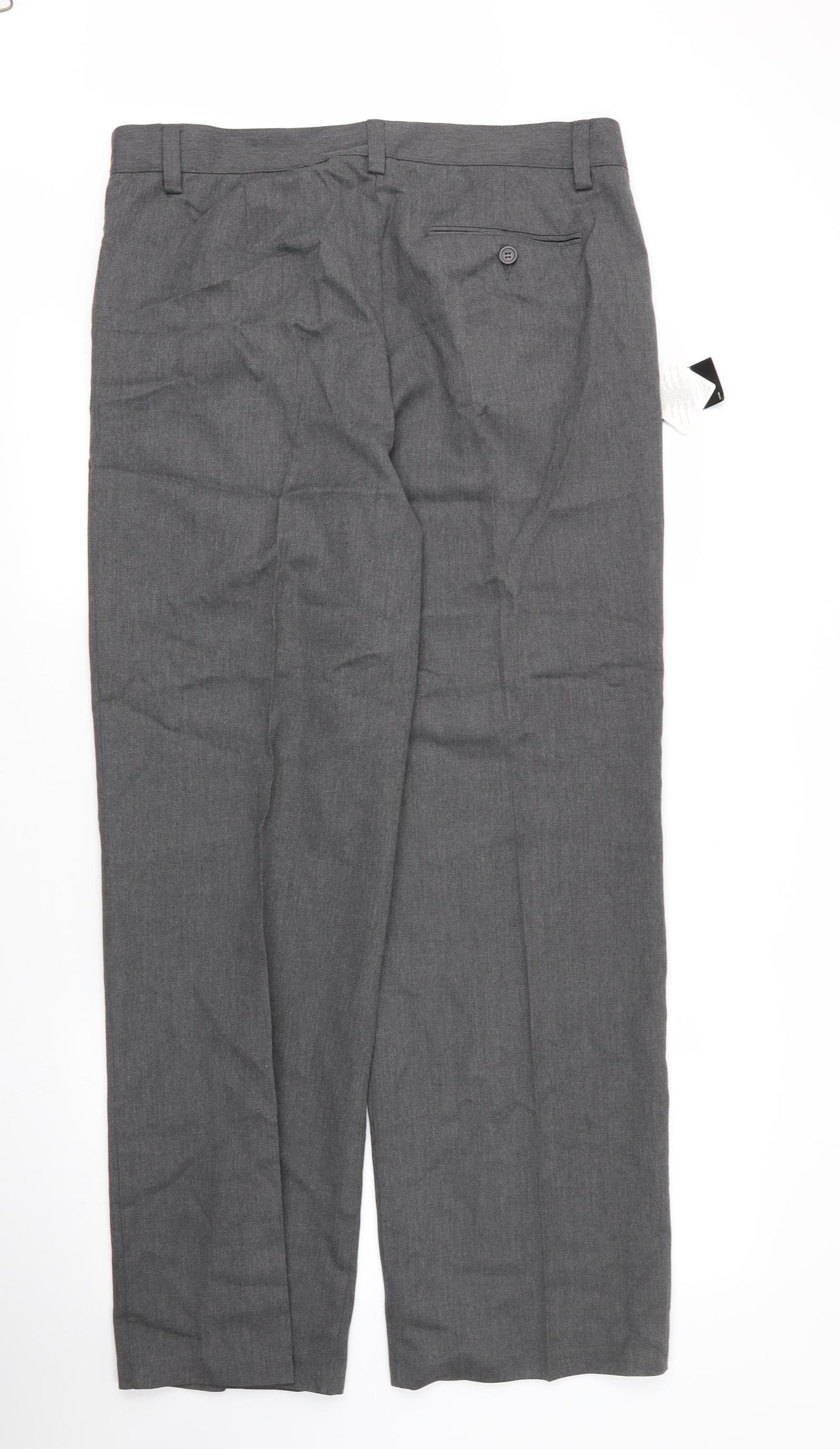 NEXT Boys Grey  Viscose Carpenter Trousers Size 15 Years L30 in Regular Zip