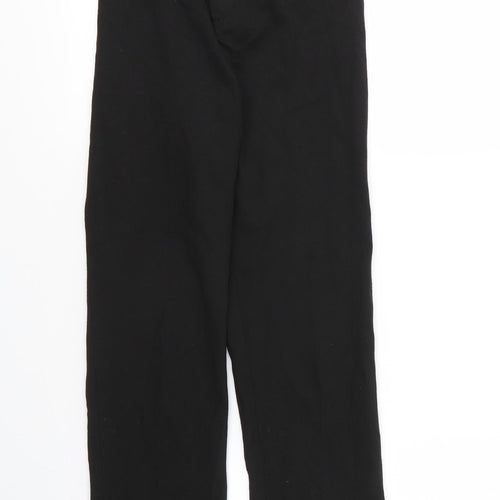 George Boys Black  Viscose Carpenter Trousers Size 12 Years L25 in Regular Zip
