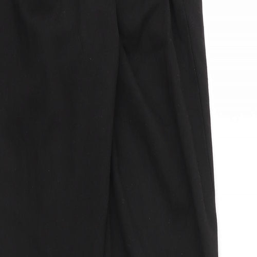 George Boys Black  Viscose Carpenter Trousers Size 12 Years L25 in Regular Zip