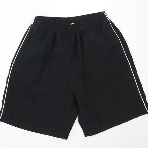 Game Gear Mens Black  Polyester Bermuda Shorts Size M  Regular