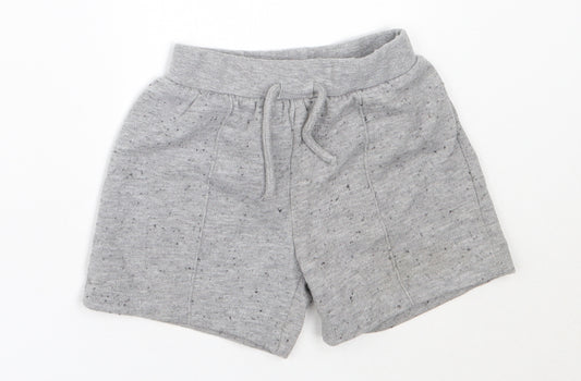 George Boys Grey  Polyester Sweat Shorts Size 2-3 Years  Regular