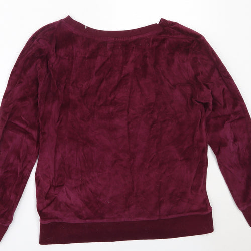 Primark Womens Red Solid Cotton Top Pyjama Top Size S   - harry potter