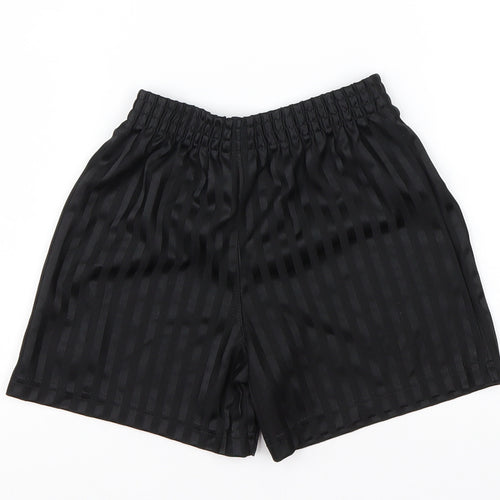 George Boys Black  Polyester Sweat Shorts Size 5-6 Years  Regular