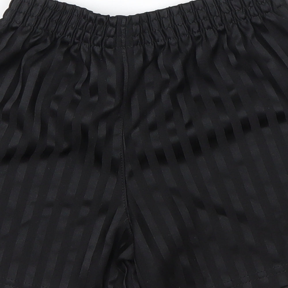 George Boys Black  Polyester Sweat Shorts Size 5-6 Years  Regular