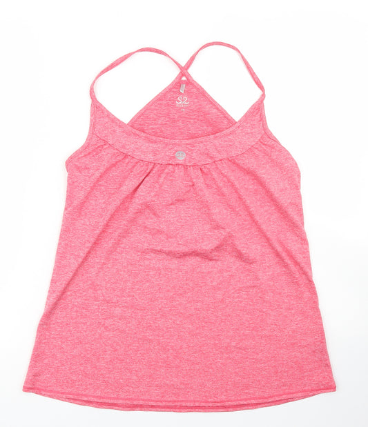 Studiotwo Womens Pink  Polyester Camisole T-Shirt Size 10 Round Neck