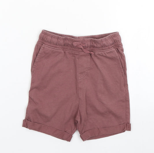 Nutmeg Girls Purple  Cotton Sweat Shorts Size 2-3 Years  Regular