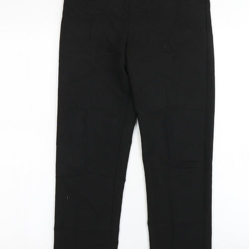 TU Boys Black  Polyester Dress Pants Trousers Size 12 Years  Regular