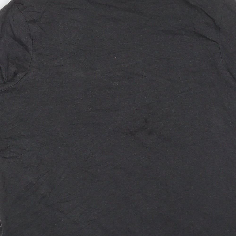 No Fear Boys Grey  Cotton Basic T-Shirt Size 13 Years Round Neck  - bike