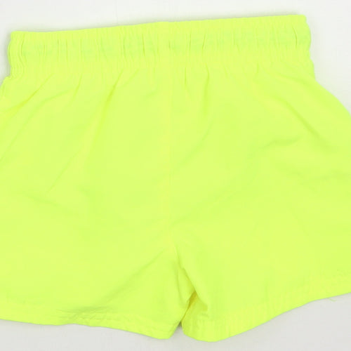 George Boys Yellow  Polyester Sweat Shorts Size 2-3 Years  Regular Tie