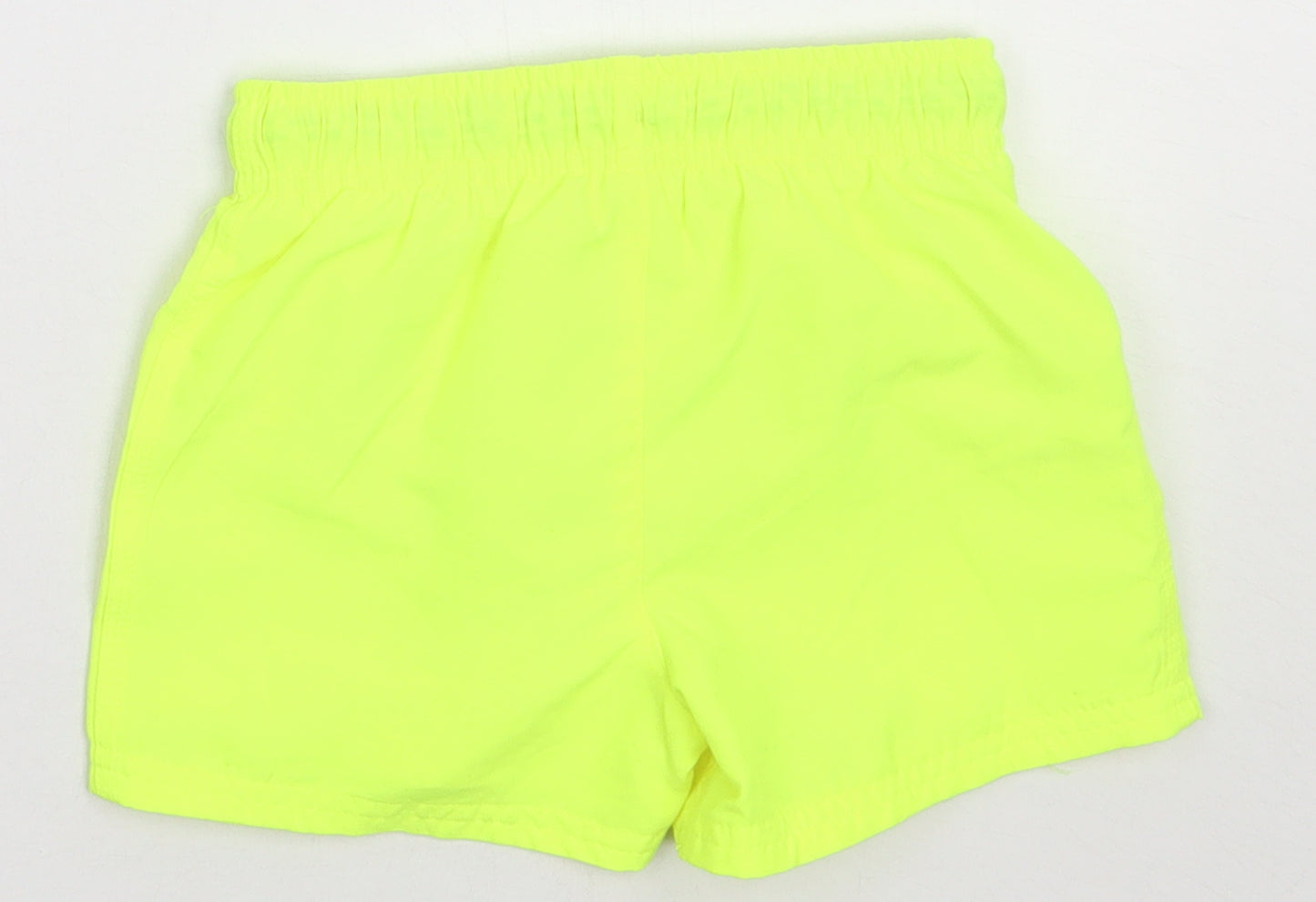 George Boys Yellow  Polyester Sweat Shorts Size 2-3 Years  Regular Tie