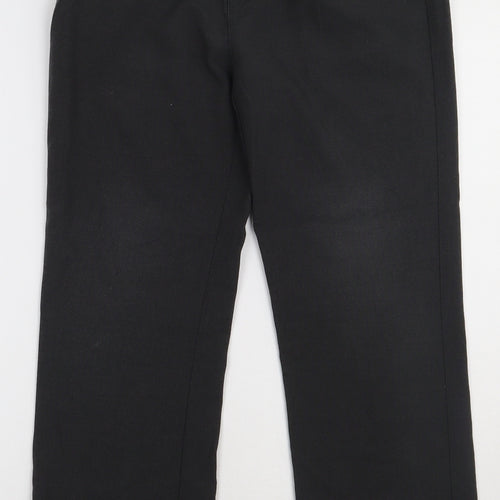 Smart start Boys Grey  Polyester Capri Trousers Size 11-12 Years  Regular Hook & Eye - school Wear