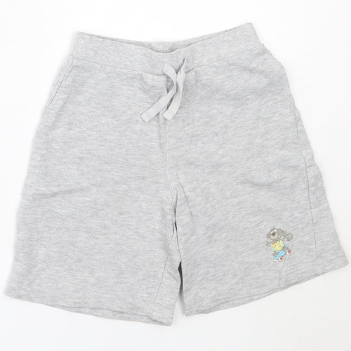 George Boys Grey  Cotton Sweat Shorts Size 4-5 Years  Regular