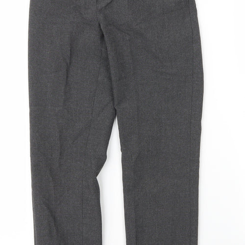 M&S Boys Grey  Viscose Carpenter Trousers Size 10 Years  Regular Zip