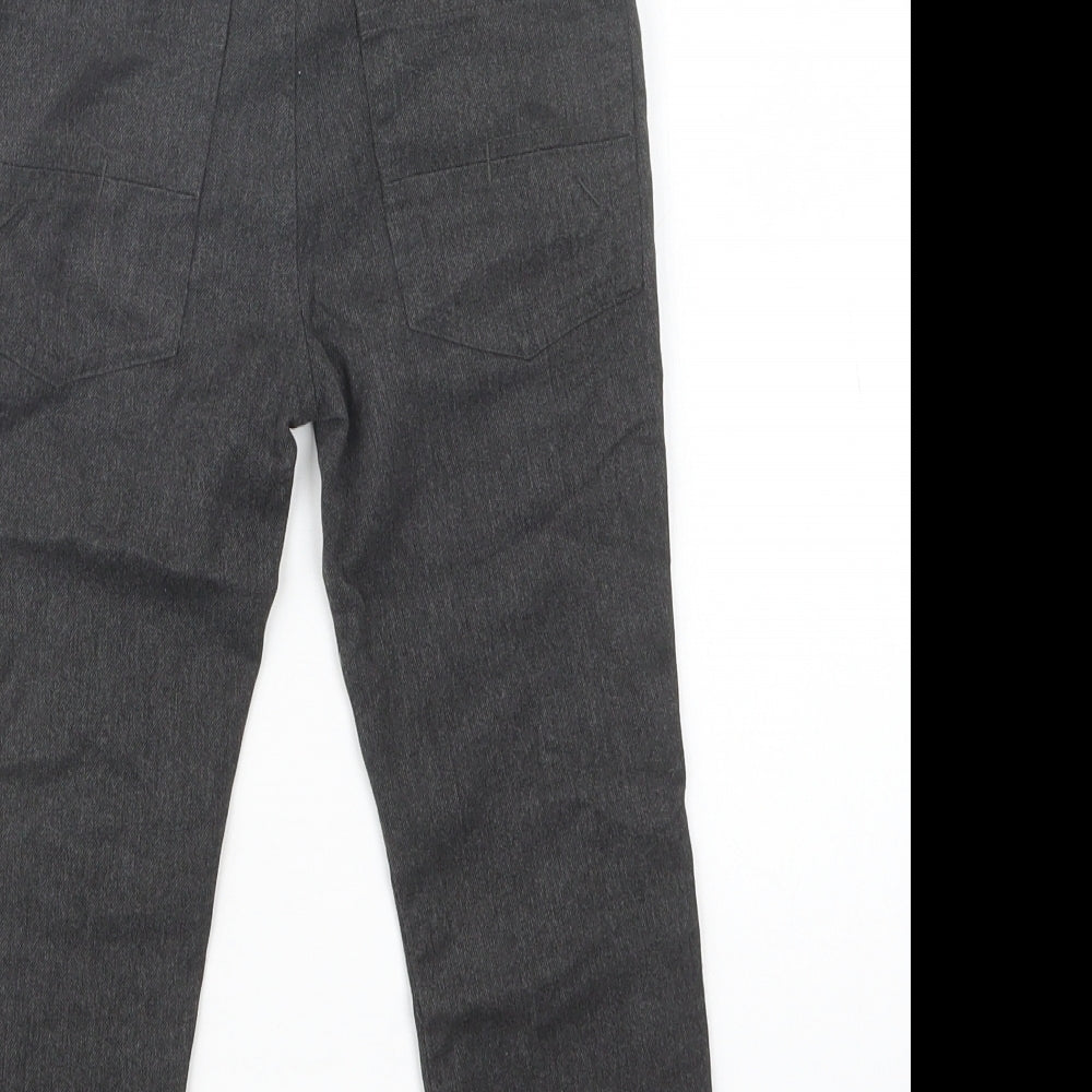 NEXT Boys Grey  Polyester Dress Pants Trousers Size 5 Years  Regular Snap - School Wear