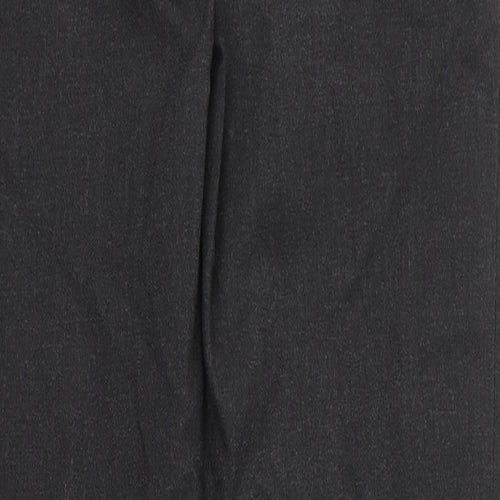 M&S Boys Grey  Polyester Capri Trousers Size 12 Years L27 in Regular Zip