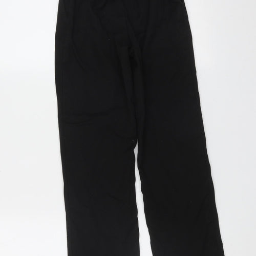 George Boys Black  Polyester  Trousers Size 8-9 Years  Regular Zip - school