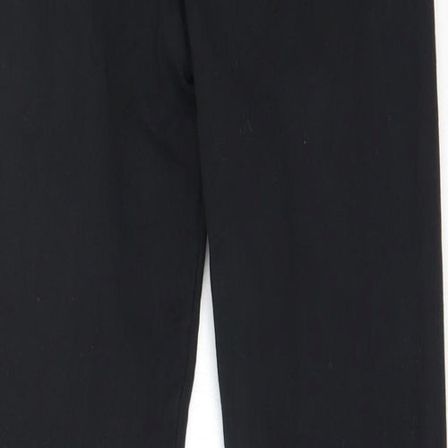 Matalan Girls Black  Cotton Capri Trousers Size 14 Years  Regular  - leggings