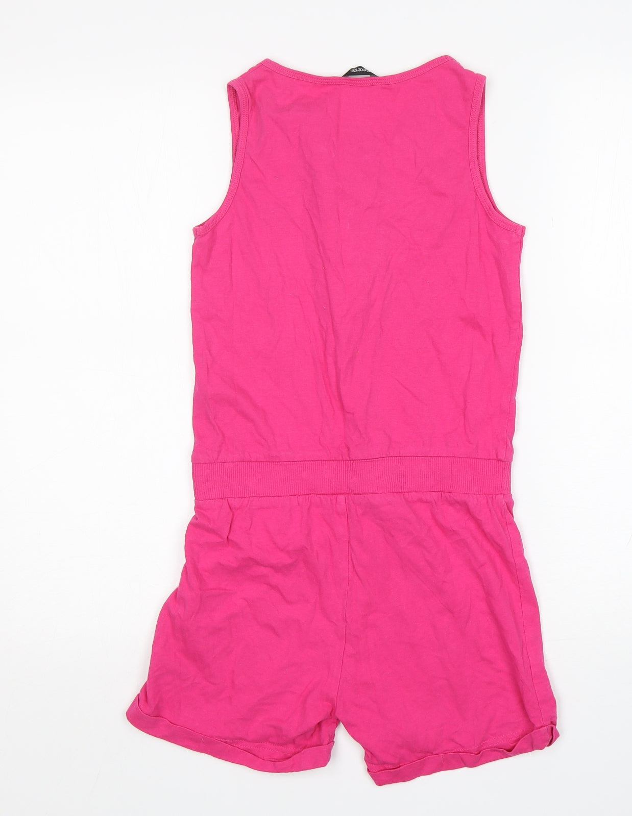 George Girls Pink  Cotton Romper One-Piece Size 11-12 Years