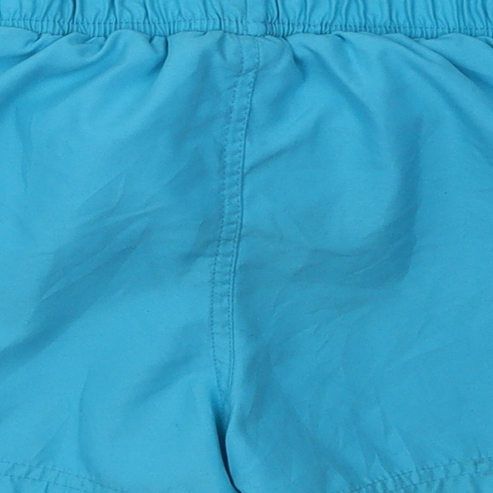 sainsburys Boys Blue  Polyester Sweat Shorts Size 4-5 Years  Regular Tie