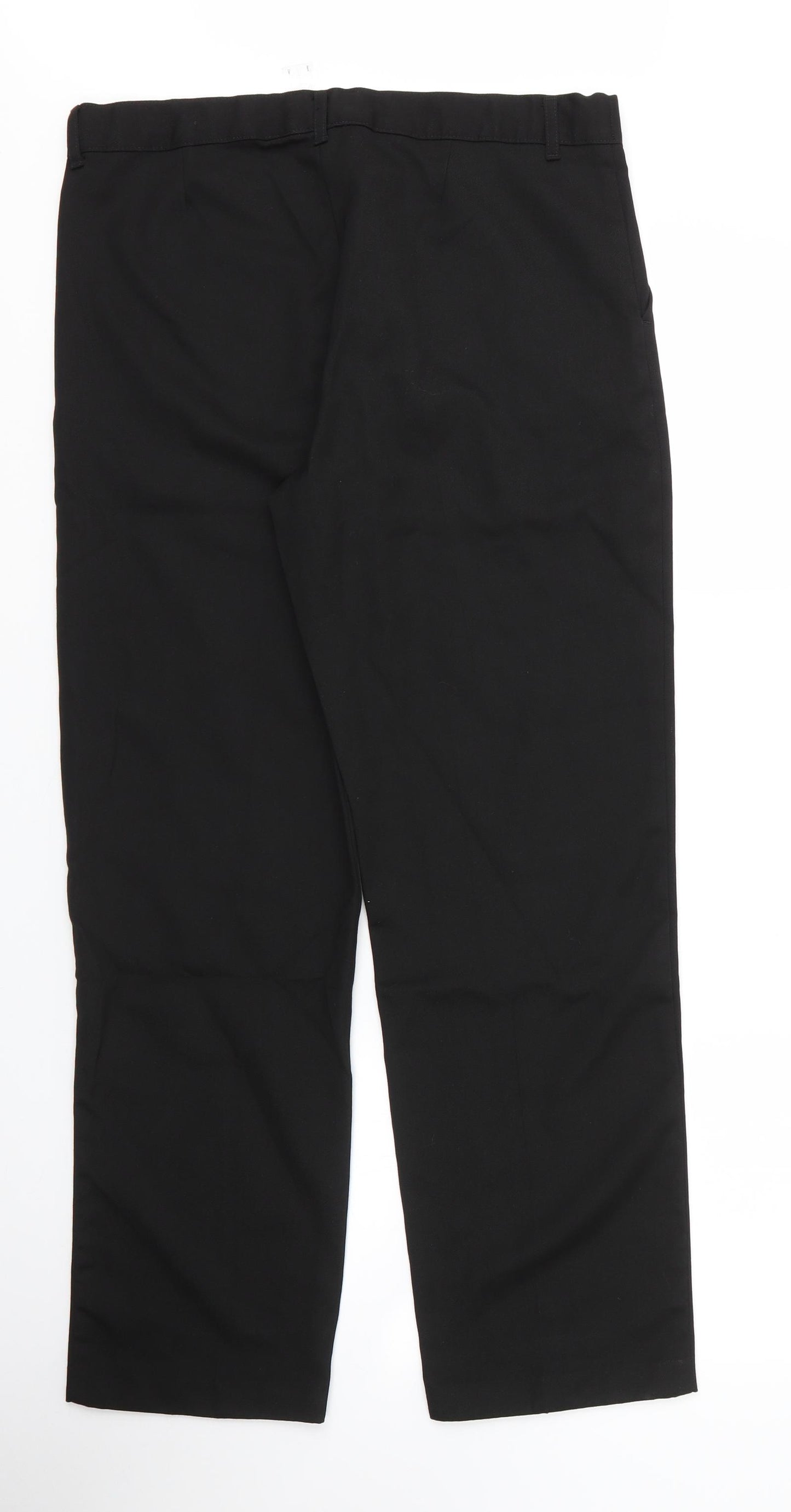 F&F Boys Black  Viscose Carpenter Trousers Size 14 Years L27 in Regular Zip