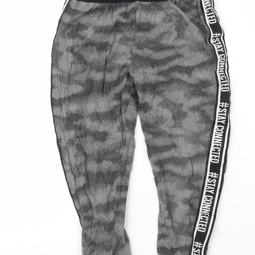 Matalan Boys Grey Camouflage Cotton Sweatpants Trousers Size 5 Years  Regular