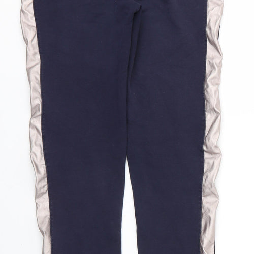 Preworn Boys Blue  Cotton Sweatpants Trousers Size M L25 in Regular Drawstring