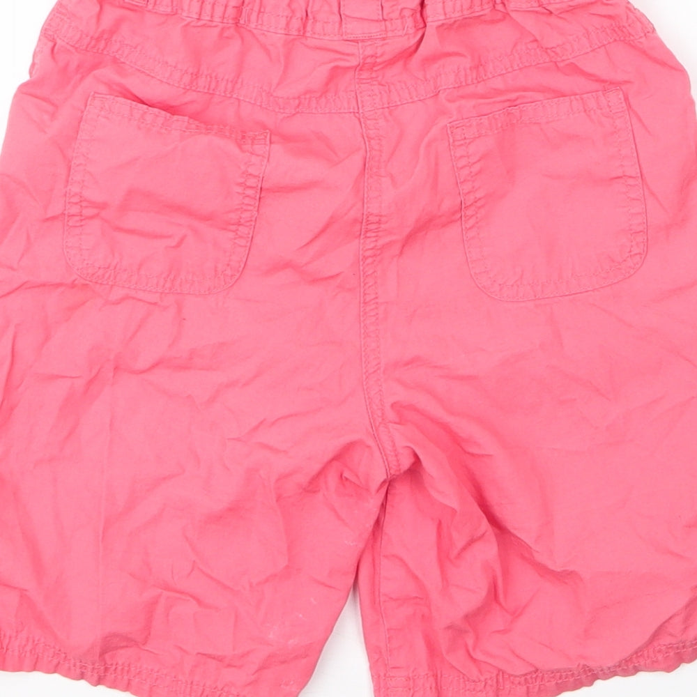 Mountain Warehouse Girls Pink  Cotton Bermuda Shorts Size 11 Years  Regular Zip