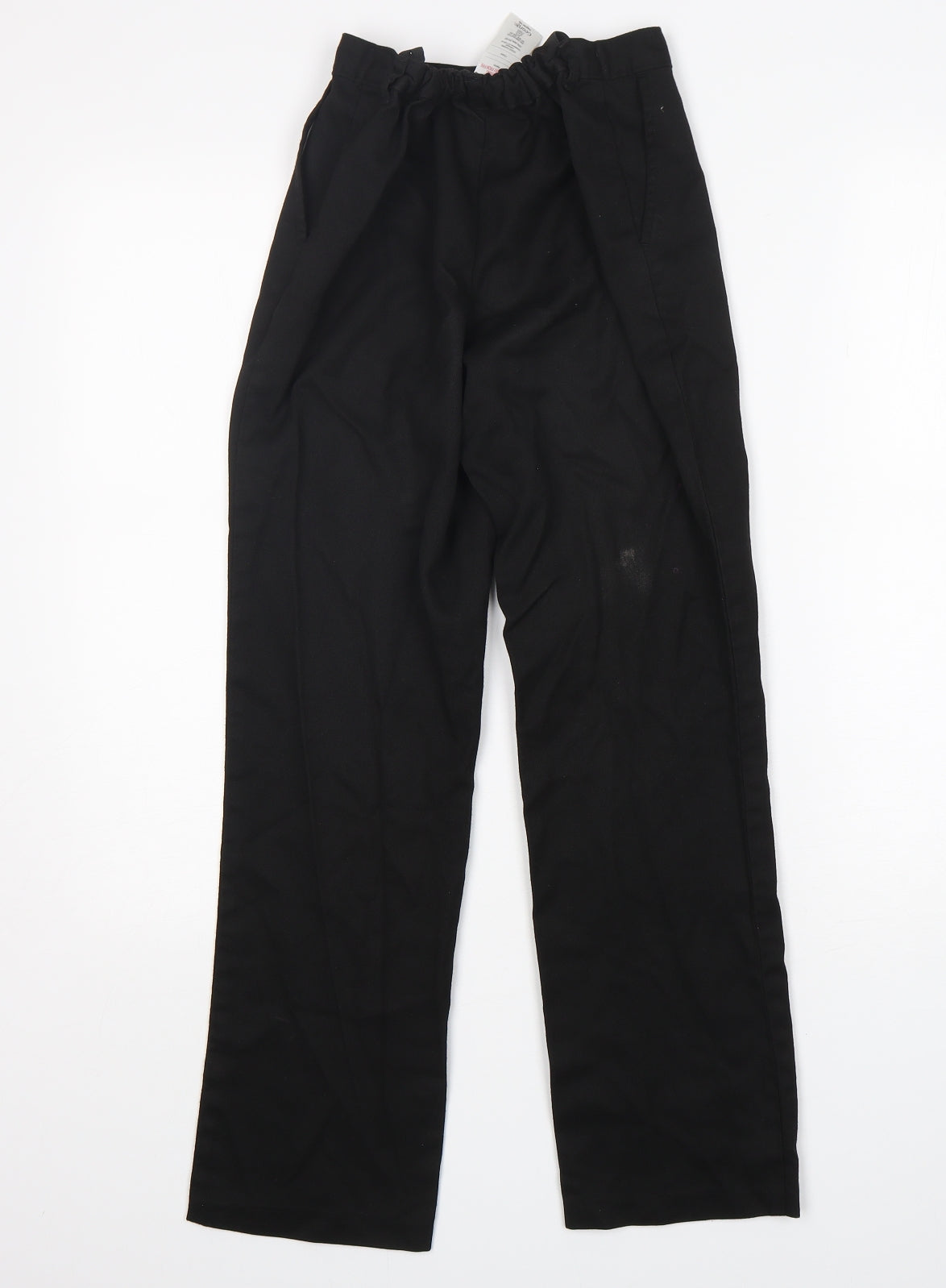 George Boys Black  Polyester Dress Pants Trousers Size 11-12 Years  Regular
