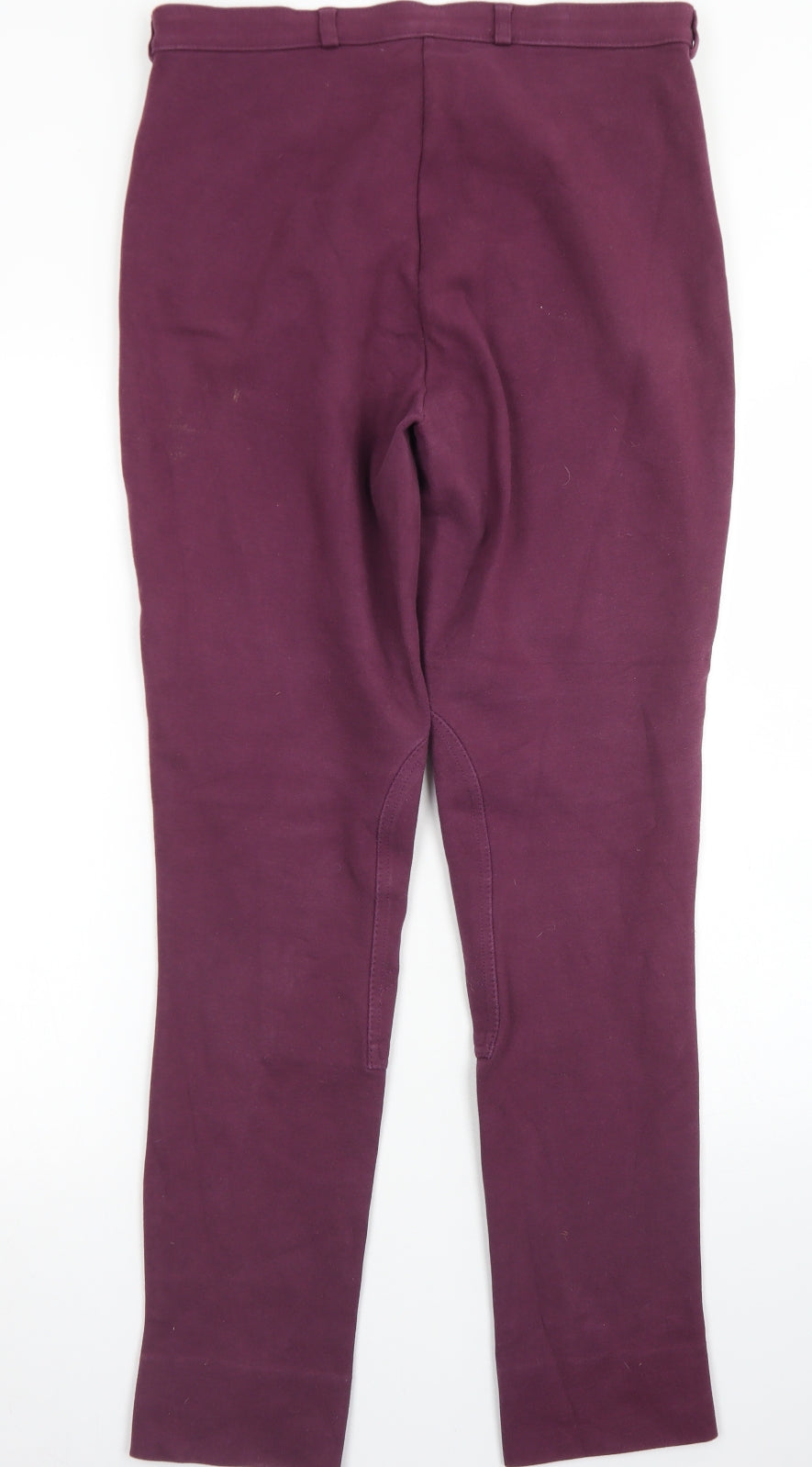 Dublin Womens Purple  Cotton Chino Trousers Size 18 L29 in Regular Hook & Eye