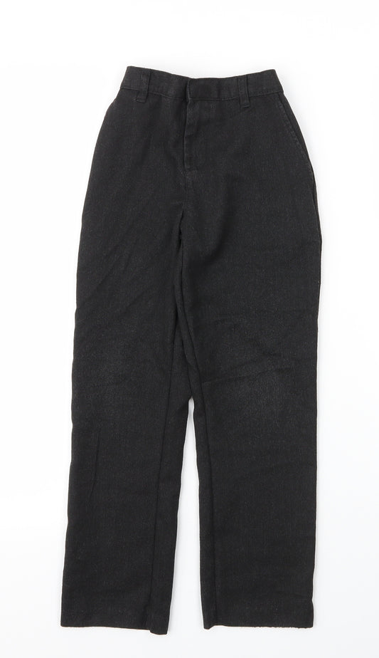 George Boys Grey  Polyester Carpenter Trousers Size 6 Years  Regular Zip