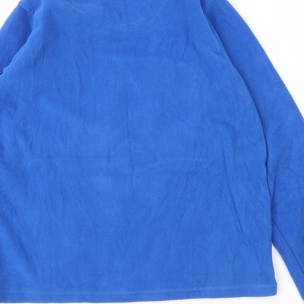 Matalan Boys Blue Round Neck  Polyester Pullover Jumper Size 10 Years