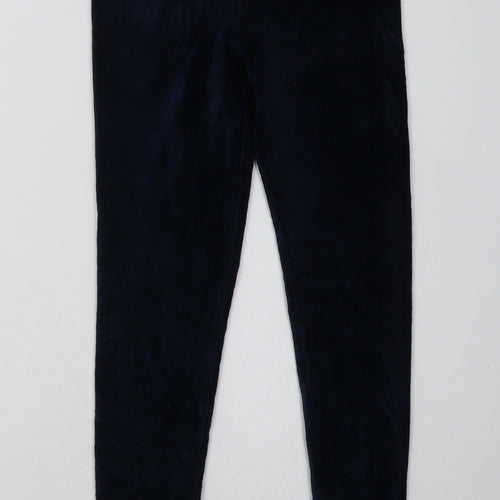 Debenhams Girls Blue  Cotton Capri Trousers Size 8-9 Years  Regular