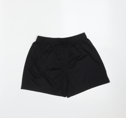 George Boys Black  Polyester Bermuda Shorts Size 8-9 Years  Regular