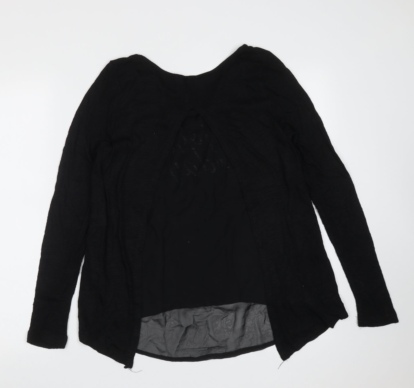 Terranova Womens Black Round Neck  Polyester Pullover Jumper Size M   - enjoy today