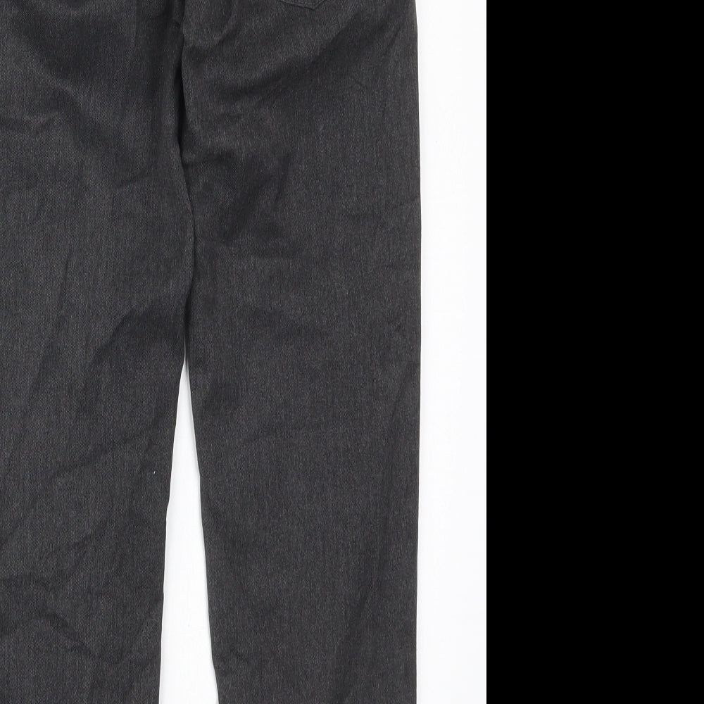 NEXT Boys Grey  Polyester Dress Pants Trousers Size 10 Years  Regular Button
