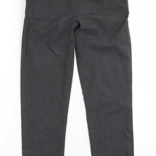 NEXT Boys Grey  Polyester Dress Pants Trousers Size 10 Years  Slim Hook & Eye - School Wear