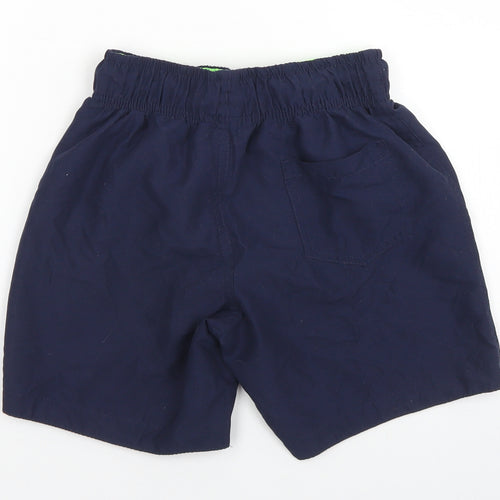 Primark Boys Blue  Polyester Utility Shorts Size 9-10 Years  Regular Drawstring