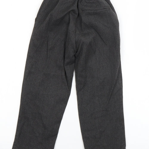 Lily & Dan Boys Grey  Polyester Dress Pants Trousers Size 4-5 Years  Regular