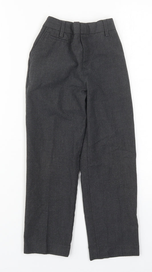 Marks and Spencer Boys Grey  Polyester Dress Pants Trousers Size 5-6 Years  Regular