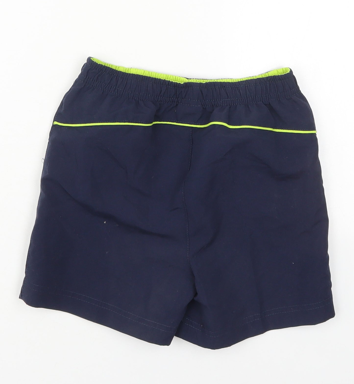 Slazenger Boys Blue  Polyester Utility Shorts Size 5-6 Years  Regular