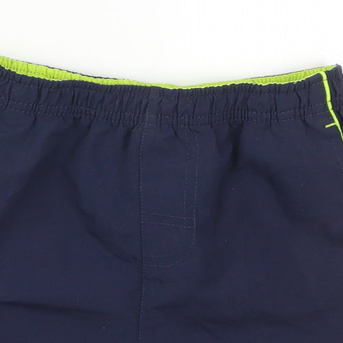 Slazenger Boys Blue  Polyester Utility Shorts Size 5-6 Years  Regular
