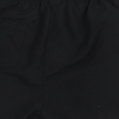 George Boys Black  Polyester Bermuda Shorts Size 5-6 Years  Regular Drawstring